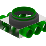 PRZYŁĄCZE PRZELOTOWE 6x75+200