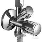 Zawór kombinowany kątowy Comfort 1/2" chrom z BSZ,ASAG