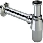 Półsyfon butelkowy 5/4"x5/4" mosiądz / chromowany