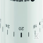 GŁOWICA TERMOSTAT. HALO 6-28 C,BIAŁA