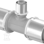 Uponor S-Press trójnik redukcyjny PPSU 75-32-75