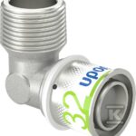 Uponor S-Press PLUS kolano z gwintem zewn. 32-R1"MT