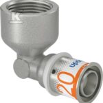 Uponor S-Press PLUS kolano z gwintem wewn. 20-Rp3/4"FT