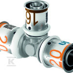 Uponor S-Press PLUS trójnik redukcyjny 20-16-20