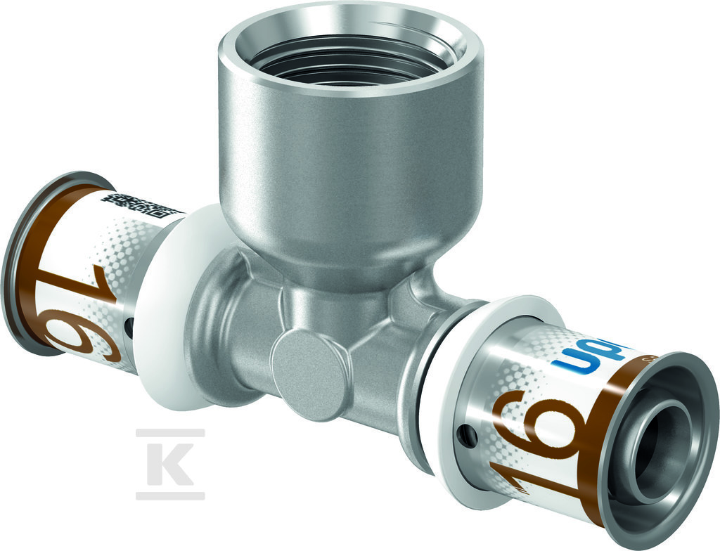 Plik zosta³ pobrany z http://www.onnshop.pl Uponor S-Press PLUS trójnik z gwintem wewn. 16-Rp1/2"FT-16 - obrazek 1