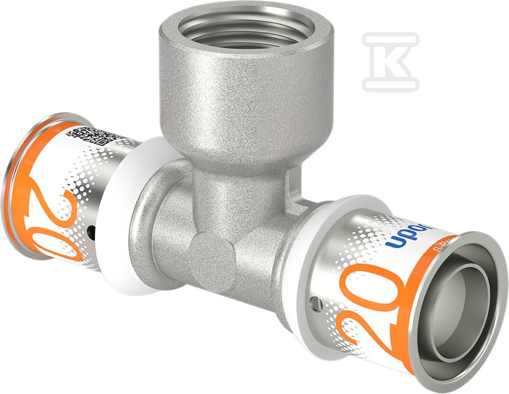 1070596_REN.jpg Uponor S-Press PLUS trójnik z gwintem wewn. 20-Rp1/2"FT-20 - obrazek 1