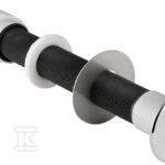 Przycisk spłukujący pneumatyczny WC ręczny, specjalny, chrom