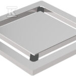 Kratka ozdobna odpływu do pryszniców, kwadrat