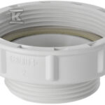 PIERŚCIEŃ REDUKCYJNY BIAŁY R 1 1/2X2"