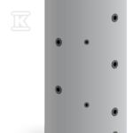 ZBIORNIK BUFOR CZARNY 300L Z/W PUR SKAY