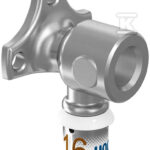 Uponor S-Press PLUS kolano naścienne 20-Rp3/4"FT