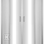 KAB.ONNLINE 90X90X185CM PÓŁOK.TRANSP.C