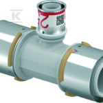 Uponor S-Press trójnik redukcyjny PPSU 50-25-50