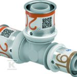 Uponor S-Press PLUS trójnik redukcyjny PPSU 20-20-16