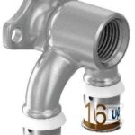 Uponor S-Press PLUS U-kolano naścienne 16-Rp1/2"FT-16