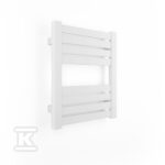 Grzejnik łazienkowy ONNLINE PBV 440x510, moc grzewcza: 217W (75/65/20), rozstaw: 400mm, typ podłączenia: SX (wyłącznie dolne na kolektorach), kolor biały RAL9016, wymiary: H=510, L=440