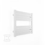 Grzejnik łazienkowy ONNLINE PBV 540x510, moc grzewcza: 258W (75/65/20), rozstaw: 500mm, typ podłączenia: SX (wyłącznie dolne na kolektorach), kolor biały RAL9016, wymiary: H=510, L=540