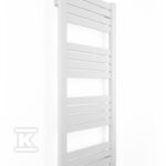 Grzejnik łazienkowy ONNLINE PBV 440x1110, moc grzewcza: 429W (75/65/20), rozstaw: 400mm, typ podłączenia: SX (wyłącznie dolne na kolektorach), kolor biały RAL9016, wymiary: H=1110, L=440