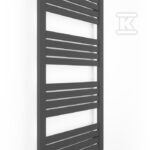 Grzejnik łazienkowy ONNLINE PBV 540x1110, moc grzewcza: 512W (75/65/20), rozstaw: 500mm, typ podłączenia: SX (wyłącznie dolne na kolektorach), kolor METALIC GREY, wymiary: H=1110, L=540