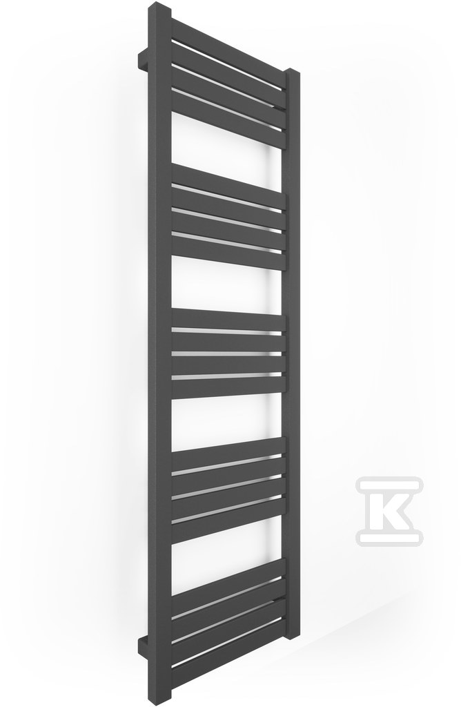 Plik zosta³ pobrany z http://www.onnshop.pl Grzejnik łazienkowy ONNLINE PBV 440x1410, moc grzewcza: 535W (75/65/20), rozstaw: 400mm, typ podłączenia: SX (wyłącznie dolne na kolektorach), kolor METALIC GREY, wymiary: H=1410, L=440 - obrazek 1