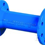 KRÓCIEC DWUKOŁNIERZ. FF DN100X300 GJL