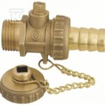 ZAWÓR SPUSTOWY KULOWY 1/2"MOSIĘŻ,ZŁ,