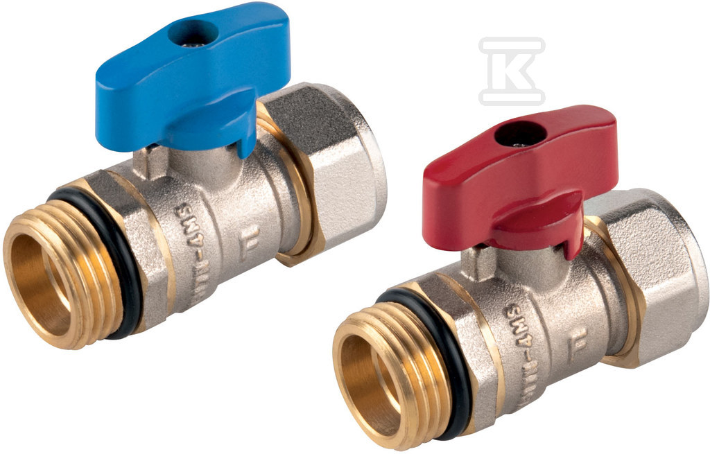 Plik zosta³ pobrany z http://www.onnshop.pl Kurek kulowy do rur wielowarstwowych 16x2mm, wkrętny, czerwony uchwyt, 1/2", F-Comfort - obrazek 1