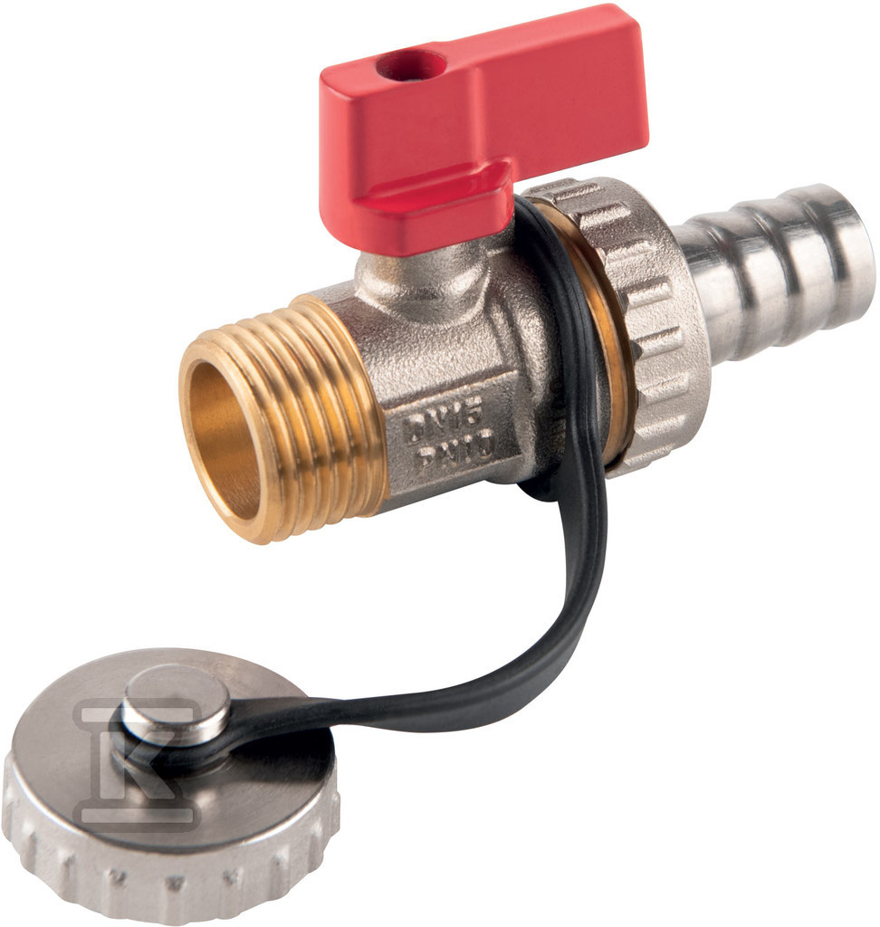 Plik zosta³ pobrany z http://www.onnshop.pl Kurek kulowy spustowy, wkrętny, 1/2", F-Comfort - obrazek 1