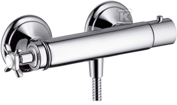 16261000_BATERIA.jpg Bateria termostatowa Hansgrohe Axor Montreux DN15 z uchwytem krzyżowym do prysznica, montaż natynkowy chrom 16261000 - obrazek 1