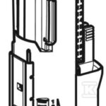 Zawór spustowy Geberit typ 212, 4.8/3 litry, do spłuczek podtynkowych Sigma, Delta i UP300