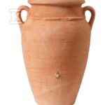 Zbiornik na deszczówkę naziemny ANTIQUE AMFORA 250L, kolor: terracotta
