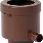 ŁAPACZ DESZCZ. DE LUXE DN70-100 BRĄZ