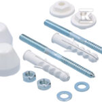 Śruby mocujące do pisuaru białe Onnline