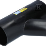 Trójnik PE skośny 45st. d125/90