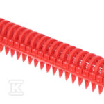 KLIPS 3D NA RURĘ 14-17MM ŁADUNEK CZERW