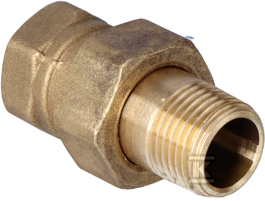 Plik zosta³ pobrany z http://www.onnshop.pl Śrubunek Twist prosty długi 1/2" mosiądz - obrazek 1