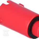 Korek do prób szczelności 1/2" PVC czerwony Onnline