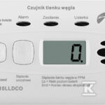 Czujnik czadu z wyświetlaczem Kidde K10LLDCO