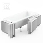 OBUD.PODPŁ.LED Z PÓŁKĄ 13,5 270X58 W