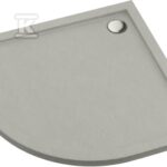 Brodzik akrylowy 3.2334 / CT / ST Standard Cement Stone 90x90x4,5 cm R55 "Caspar New", półokrągły