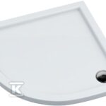 Brodzik akrylowy 3.265 Standard 100x100x5 cm R55 "Caspar", półokrągły