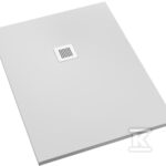 Brodzik kompozytowy 3.3134-M2 Stabilsound Plus White Stone 70x100x3,5 cm "Kalait", prostokątny z maskownicą M2