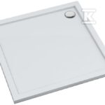 Brodzik kompozytowy 3.4331 Stabilsound Plus 90x90x4,5 cm "Corrina New", kwadratowy