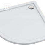 Brodzik kompozytowy 3.4335 Stabilsound Plus 100x100x4,5 cm R55 "Corrina New", półokrągły