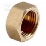 ZAŚLEPKA MOSIĘŻNA 1" ŻÓŁTA