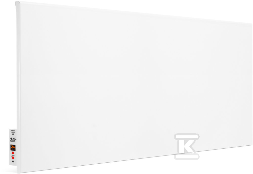 Grzejnik stalowy HD-WAVE STEEL z termostatem, moc 700 W - biały Grzejnik stalowy HD-WAVE STEEL z termostatem, moc 700 W - biały