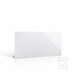 Grzejnik stalowy HD-WAVE STEEL z włącznikiem on/off, moc 300 W - biały