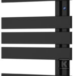 Grzejnik drabinkowy NAMELESS 500X1186 441W, podłączenie dolne, rozstaw=50mm, kolor: czarny mat (c31)