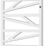 Grzejnik drabinkowy TRICK 530X857, 398W, podłączenie dolne, rozstaw=500mm, kolor: biały połysk (c35)