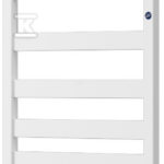 Grzejnik drabinkowy BELTI 500X1203, 459W, podłączenie dolne, rozstaw=470mm, kolor: biały połysk (c35)